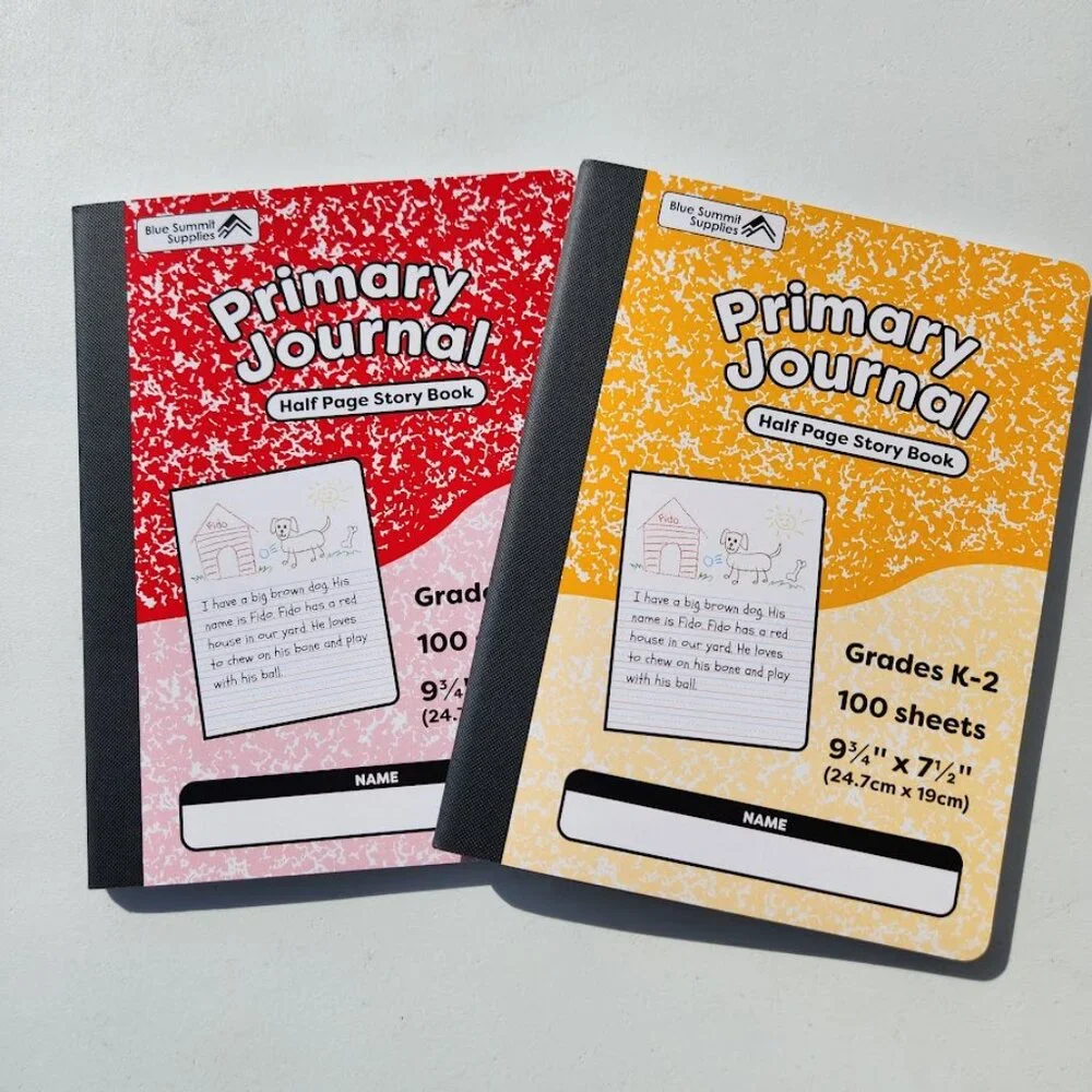 2X Primary Composition Notebook Grades K-2 Primary Journal Grades Writing Draw